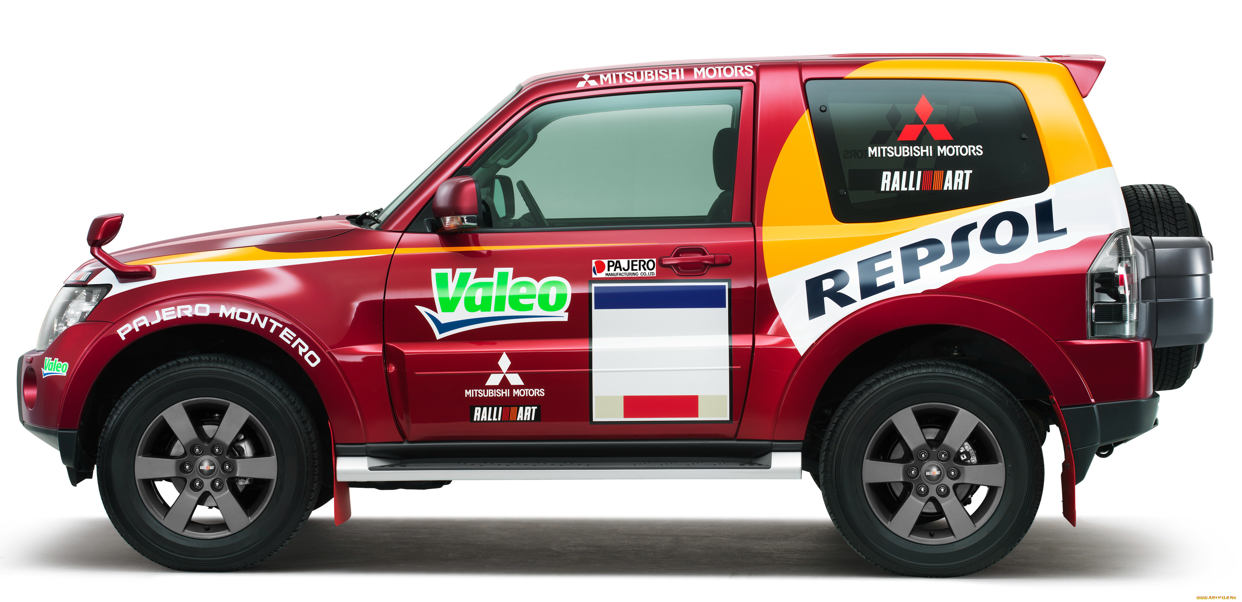, mitsubishi, rally, replica, pajero